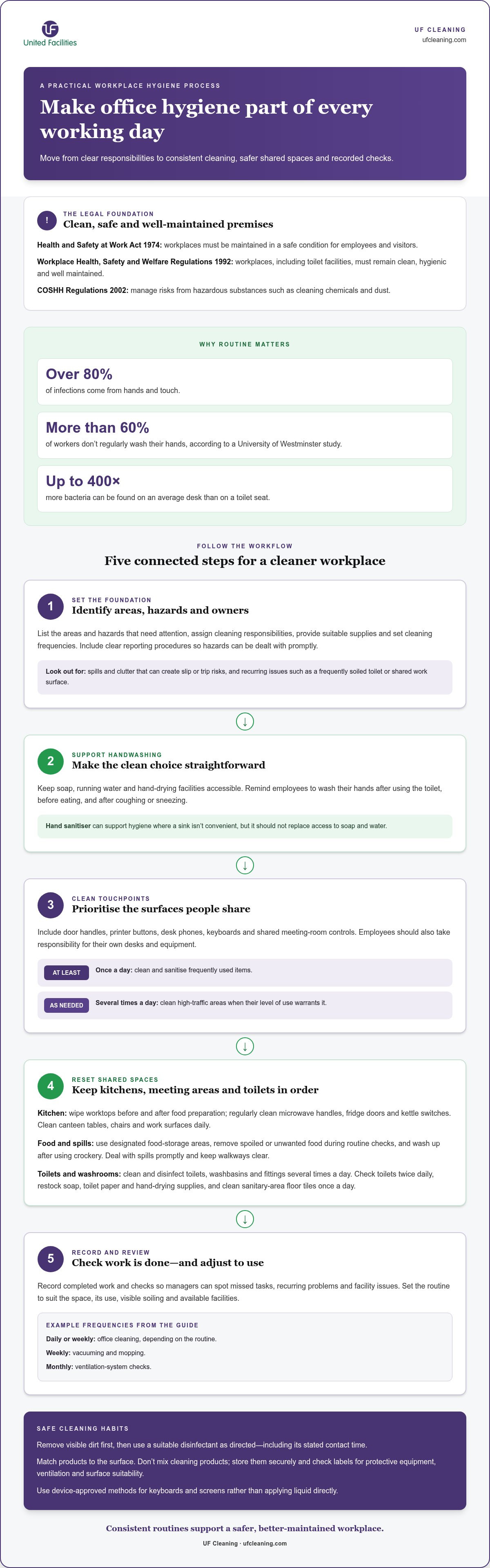 Office hygiene maintenance